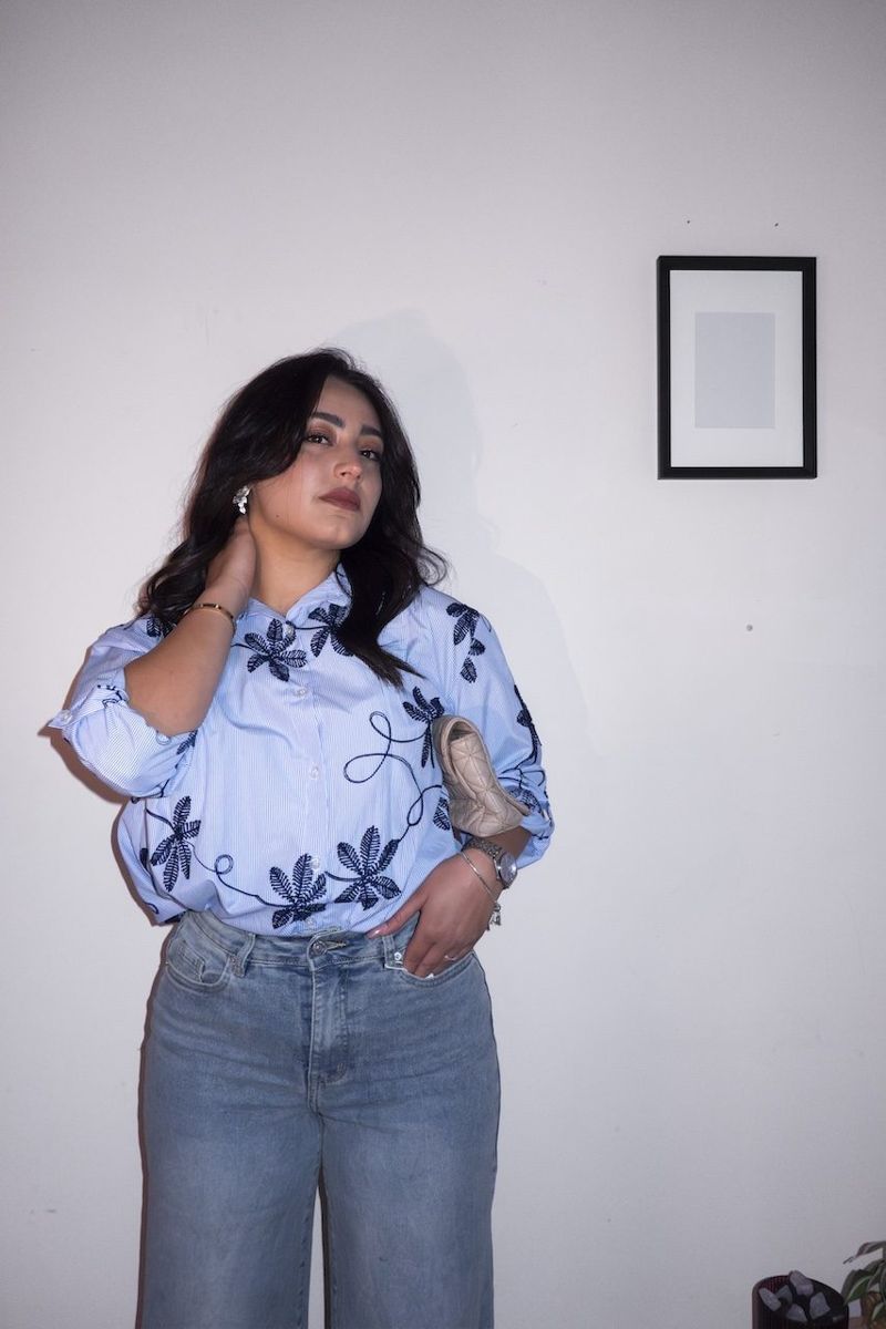 Camicia Ricamo Floreale — Top & Body